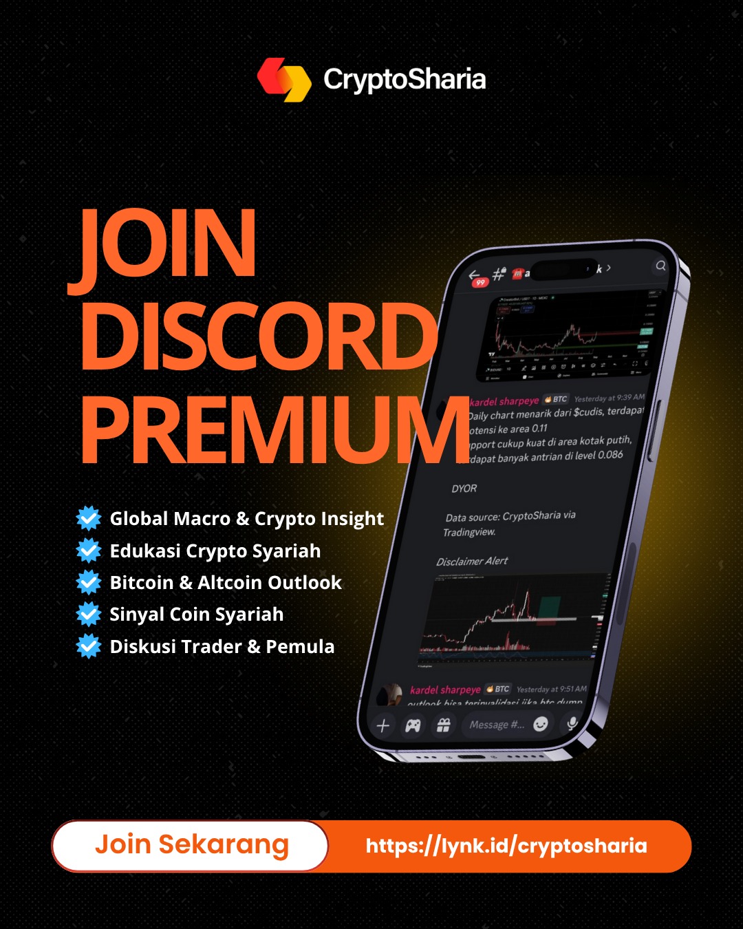 Join Discord Premium CryptoSharia